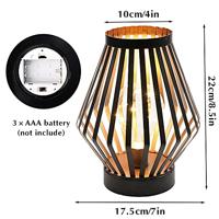 JHY Design Metalen LED Tafellamp 17.5x22 cm Brons/Zwart - thumbnail