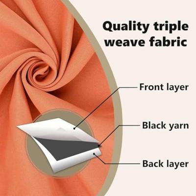 VidaXL Zwart-out gordijnen met ringen 2 pcs terracotta 260 x 140 cm