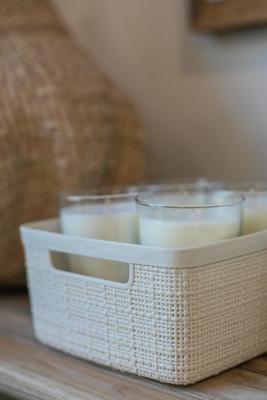 Curver Opbergmand Jute-Look 5L Crème