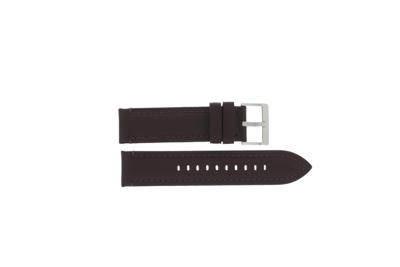 Horlogeband Armani AX2133 Leder Bruin 22mm