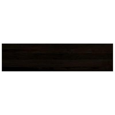 Traptreden 2 st 100x30x2 cm massief eikenhout donkerbruin