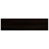 Traptreden 2 st 100x30x2 cm massief eikenhout donkerbruin - thumbnail