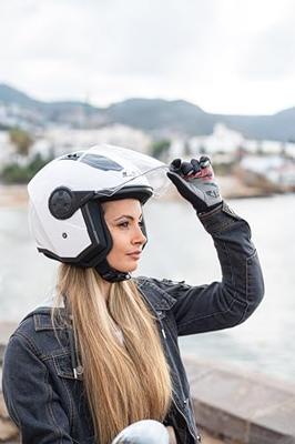 LS2 "of616 airflow ii solid" jethelm helmet airflow ii of6 solid white gr. l