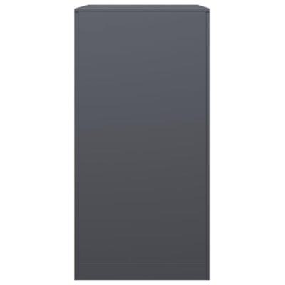 Haardhoutrek 60x40x80 cm staal antracietkleurig