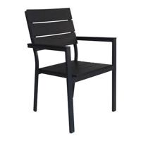 Nohr Tuinstoel 'Ethen' kleur Zwart - thumbnail