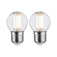 Paulmann 28640 LED-lamp Energielabel F (A - G) E27 5 W Warmwit (Ø x h) 45 mm x 72 mm 2 stuk(s) - thumbnail