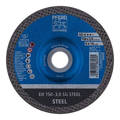 PFERD TOOLS EH 150-3,0 SG STEEL 61323122 Doorslijpschijf gebogen 150 mm 25 stuk(s) Staal PFERD TOOLS EH 150-3,0 SG STEEL 61323122 Doorslijpschijf gebogen 150 mm 25 stuk(s) Staal