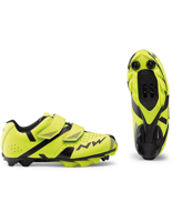 Northwave Hammer Junior fietsschoenen (Kleur: geel/zwart, Schoenmaat: 33) - thumbnail