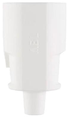 Enzo Abl randaarde contra stekker met tule wit - 6141214