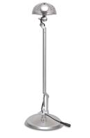MAULstorm bureaulamp, LED, op voet, zilver - thumbnail