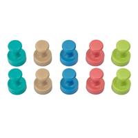 Maul Magneet 6168499 (Ø x h) 12 mm x 16 mm Kegel Roze, Atlantic Blue, Turquoise, Lime, Sahara 10 stuk(s) 6168499 - thumbnail
