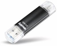 Hama FlashPen Laeta Twin USB-stick smartphone/tablet Zwart 32 GB USB-A 3.2 Gen 1, Micro-USB 2.0 - thumbnail
