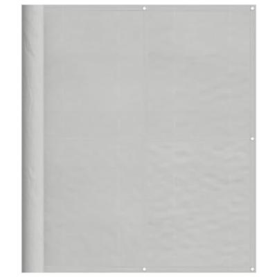 VidaXL Balkonscherm 120x500 cm 100% oxford polyester lichtgrijs VidaXL Balkonscherm 120x500 cm 100% oxford polyester lichtgrijs