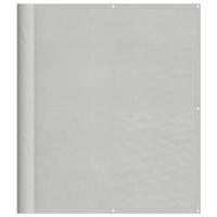 Balkonscherm 120x500 cm 100% oxford polyester lichtgrijs - thumbnail