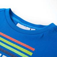 Kindershirt 140 felblauw - thumbnail