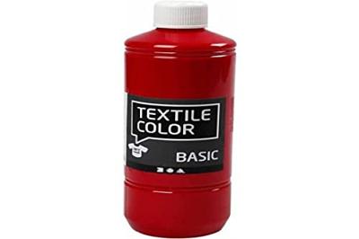 Creativ Company Textiel color verf - primair rood, 500ml