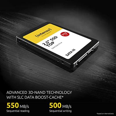 Intenso Top Performance 2,5" 128GB Interne SSD Zwart - thumbnail