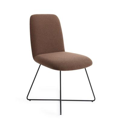 Jesper Home Eetkamerstoel 'Taiwa' Cross Black, kleur Rustic Rye