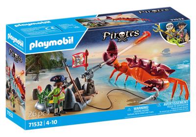 PLAYMOBIL Pirates strijd tegen de gigantische krab 71532