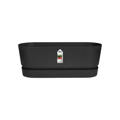 Elho greenville trough long 50 living black Elho greenville trough long 50 living black