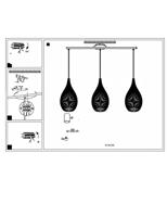 Eglo Design Hang LampRazoni 3-lichts wit - 94388 - thumbnail