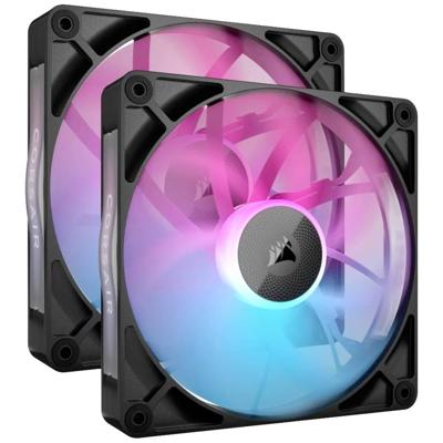 Corsair iCUE LINK RX140 RGB PC-ventilator Zwart (b x h x d) 140 x 140 x 25 mm Incl. LED-verlichting Corsair iCUE LINK RX140 RGB PC-ventilator Zwart (b x h x d) 140 x 140 x 25 mm Incl. LED-verlichting