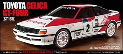 Tamiya 1:10 RC auto Elektro Rallywagen 1:10 RC Toyota Celica GT-Four TT-02 Meerdere kleuren Brushed 4WD Bouwpakket TT-02