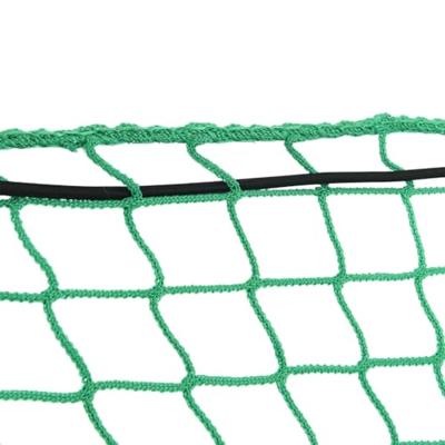 VidaXL Aanhangwagennet elastisch touw 4x2 m polypropeen groen - thumbnail