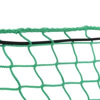 VidaXL Aanhangwagennet elastisch touw 4x2 m polypropeen groen - thumbnail