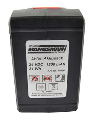 Brüder Mannesmann M17696 Gereedschapsaccu 24 V 1.3 Ah Li-ion