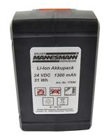 Brüder Mannesmann M17696 Gereedschapsaccu 24 V 1.3 Ah Li-ion - thumbnail