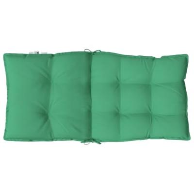 VidaXL Stoelkussens 2 st lage rug oxford stof groen