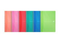 Spiraalblok Oxford MyColours A4 90vel lijn assorti | 5 stuks - thumbnail