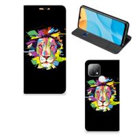 OPPO A15 Magnet Case Lion Color - thumbnail