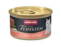 ANIMONDA Vom Feinsten Mousse Salmon and poultry - nat kattenvoer - 85g - thumbnail