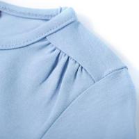 Kindershirt met lange mouwen zwanenprint 104 lichtblauw - thumbnail