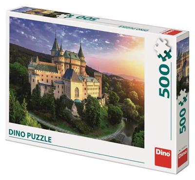 DinoToys Dino puzzel - kasteel bojnice in slowakije - 500 stukjes DinoToys Dino puzzel - kasteel bojnice in slowakije - 500 stukjes