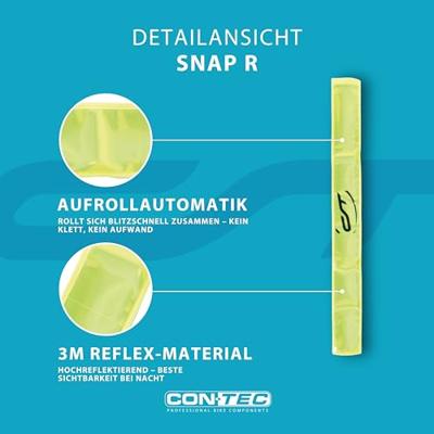 CONTEC reflexband "snap r" ct reflect. strap snap r yellow