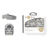 Nedis CCBW89355GY Set Cat 6 Utp-netwerkconnectoren Rj45 Male - Vrije Trekontlasting 10 Stuks Grijs - thumbnail