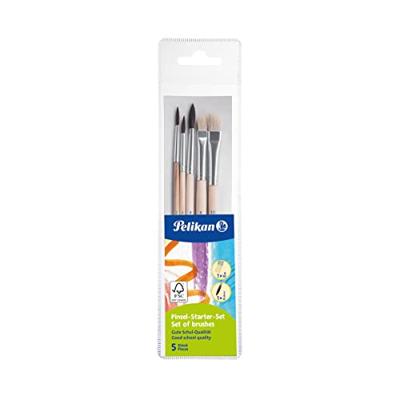 Pelikan 718163 Water-olieverfpenseel 5-delig Grootte (penseel): 2, 4, 6, 10