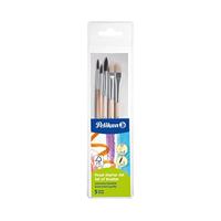 Pelikan 718163 Water-olieverfpenseel 5-delig Grootte (penseel): 2, 4, 6, 10 - thumbnail
