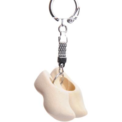 Playwood Sleutelhanger - houten klompjes