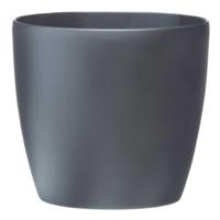 Elho brussels mini bloempot rond 12,5 cm antraciet - thumbnail