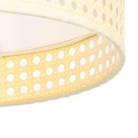 QAZQA Oosterse hanglamp zwart met rotan 30 cm - Magna Rotan - thumbnail