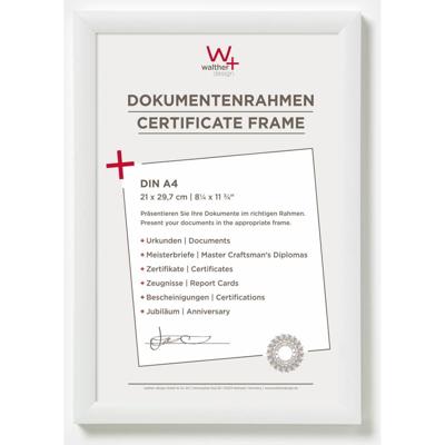 walther+ design KP130W Wissellijst Papierformaat: DIN A4 Wit walther+ design KP130W Wissellijst Papierformaat: DIN A4 Wit