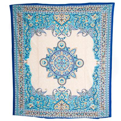Authentiek Wandkleed Katoen Blauw Bloemen Mandala (240 x 210 cm) Authentiek Wandkleed Katoen Blauw Bloemen Mandala (240 x 210 cm)