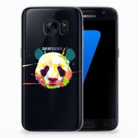 Samsung Galaxy S7 Telefoonhoesje met Naam Panda Color - thumbnail