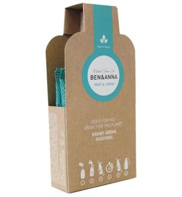 Ben & Anna Showergel flakes mint & lemon 2 Stuks