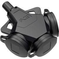 PC Electric 243711-ss 3-voudige koppeling Rubber 250 V Zwart IP54 - thumbnail