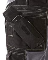 Blåkläder Werkbroek X1500 15001370 | Grijs/Zwart | Maat D124 - 7330509256374 - thumbnail